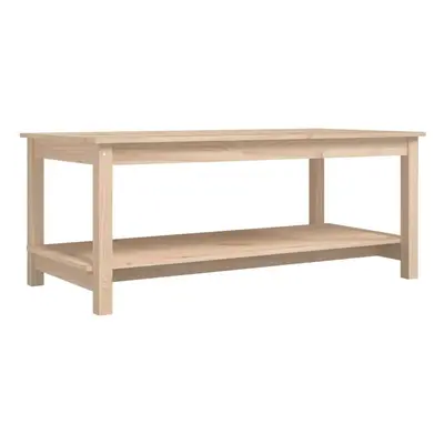 (Brown, x x cm (L x W x H)) vidaXL Solid Wood Pine Coffee Table Multi Colours 110x55x45 cm/50x50