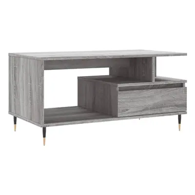 (grey sonoma) vidaXL Coffee Table Side Table End Accent Telephone Sofa Table Engineered Wood