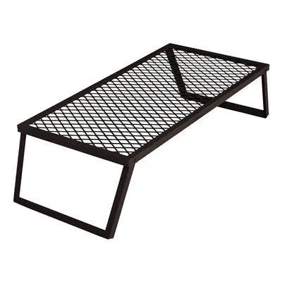 Portable Folding Grill Grate Camping BBQ Cooking Open Over Fire Outdoor Folding Garden Furniture