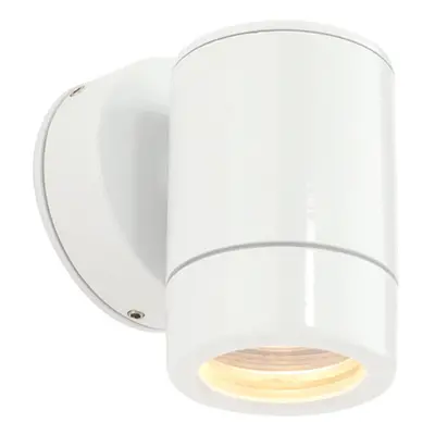 Outdoor IP65 Wall Downlight - Dimmable 7W LED GU10 - Gloss White