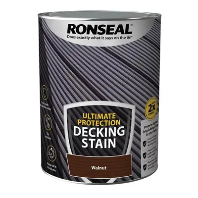 Ronseal Ultimate Protection Decking Stain Walnut litre