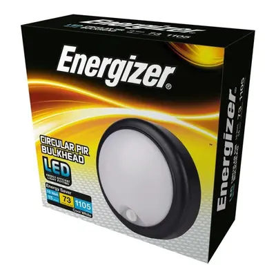 Energizer LED PIR Round Bulkhead IP54 15w 4000k [S12973]