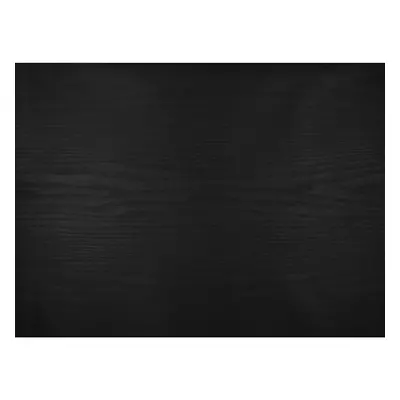 (Black) Modern Wallpaper Wood Grain Self-Adhesive Wall Tile Sticker 100.45M Waterproof