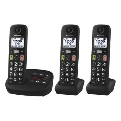 (Panasonic KX-TGU13 Digital Cordless Answering System Triple set) KX-TGU13 Digital Cordless Answ