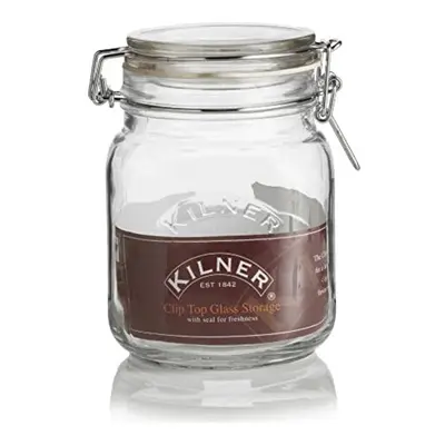 Square Clip Top Jars 1ltr - Case of | Kilner Preservation Jars, Kilner Storage Jars, Kilner Jam 