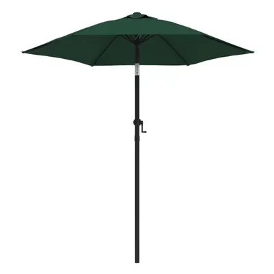 vidaXL Parasol Green 200x224cm Aluminium Outdoor Patio Sunshade Yard Umbrella