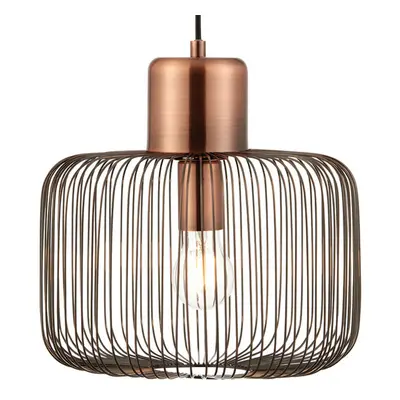 Hanging Ceiling Pendant Light ANTIQUE COPPER WIRE Shade Modern Lamp Bulb Holder