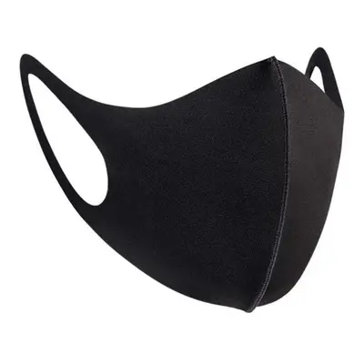 (Black) Pcs Fashion Cloth Fabric Face Protection, Unisex Earloop Colors Washable, Reusable