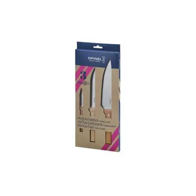 Opinel ParallÃ¨le Trio Knife Set - Paring, Chef and Carving Knife