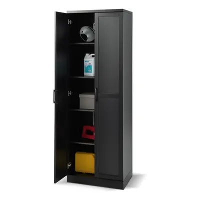 Freestanding Tall Storage Cabinet Utility Cabinet Storage Organizer