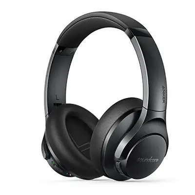 Soundcore by Anker Life Q20+ Active Noise Cancelling Headphones, 40H Playtime, Hi-Res Audio, Sou