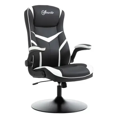 Vinsetto Racing Office Chair PVC Leather Computer Gaming Height Adjustable