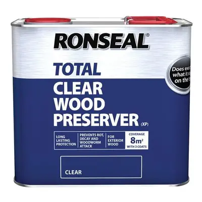 Ronseal Trade Total Wood Preserver Clear 2.5 litre