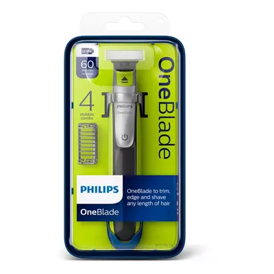 Philips QP2530/25 Wet and Dry Use OneBlade with Stubble Combs and Storage Cap