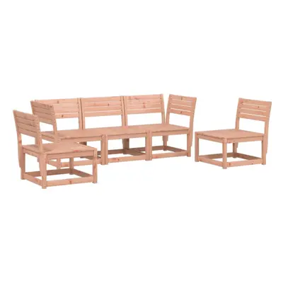 vidaXL Garden Sofa Set Piece Outdoor Sofa Set Corner Sofa Solid Wood Douglas