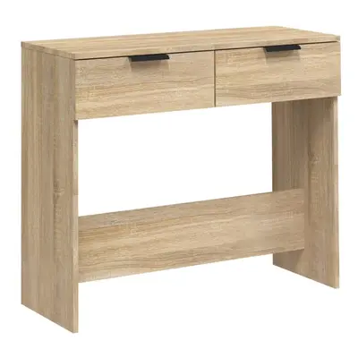 (Sonoma oak) vidaXL Console Table Entryway Accent Sofa Table Hall End Table Engineered Wood