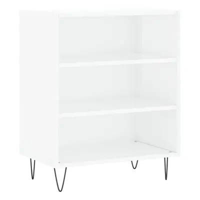 (high gloss white) vidaXL Sideboard Storage Cabinet Cupboard Side Cabinet White Engineered Wood