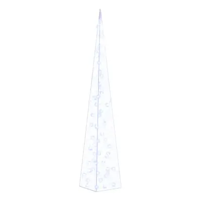 vidaXL Acrylic Decorative LED Light Cone Blue Garden Holiday Ornament