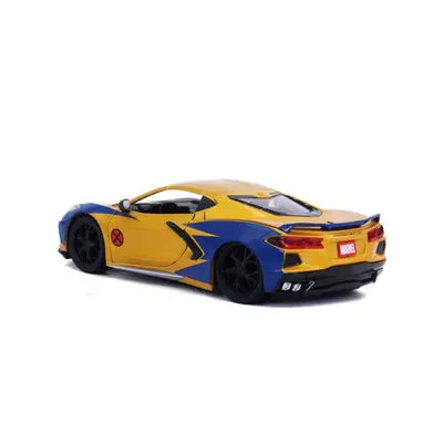 Marvel Comics Wolverine & Chevy Corvette 1:24 Scale