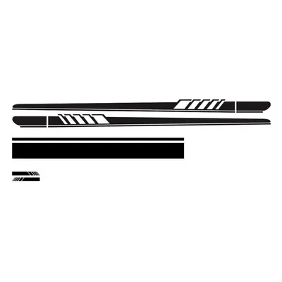 (Black) Car Vinyl Stripe Pinstripe Decals Stickers For Auto Vehicle Colors