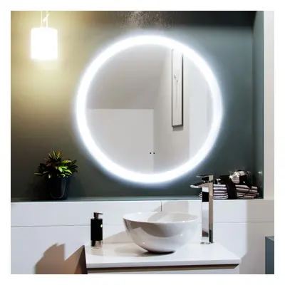 Nes Home R=Round Motion Sensor Bathroom LED Mirror Demister Anti-fog 700mm