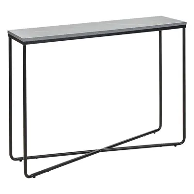 Console Table LAKOTA Grey Concrete Effect