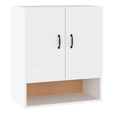 (White) vidaXL Wall Cabinet Hanging Storage Cabinet Wall Cupboard Engineered Wood