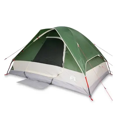 (Green, x x cm) vidaXL Family Tent Dome 6-Person Outdoor Lightweight Camping Tent Waterproof