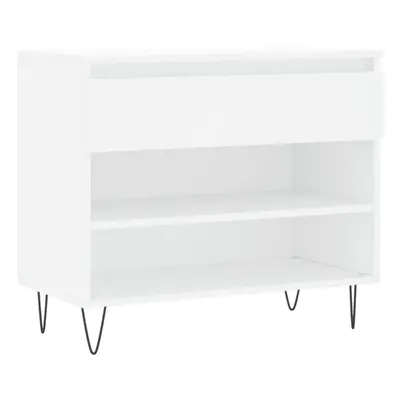 (white) vidaXL Shoe Cabinet Shoe Cupboard Shoe Storage Rack Shelf Engineered Wood