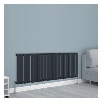 (600x1428mm Single, Anthracite) NRG Horizontal Vertical Flat Panel Designer Radiator Central Hea