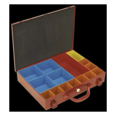 Metal Case with Storage Bins