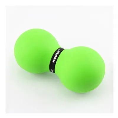 (Green) Double Lacrosse Ball Peanut Massage For Thoracic Spine Upper Back Neck Scapula