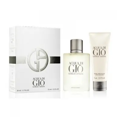 Acqua Di Gio Pcs Set For Men: 1.7 Edt Sp + 2.5 Aftershave Balm