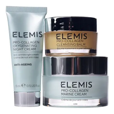 Elemis VIP kit: Elemis Pro-Collagen Oxygenating night cream 15ml + Elemis Pro-Collagen Marine cr