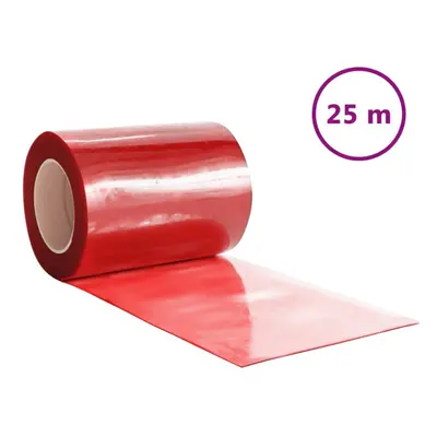 (red, x 2.6 mm (25 m)) vidaXL Strip Curtain Roll Privacy Window Covering Pedestrian Door Strip P