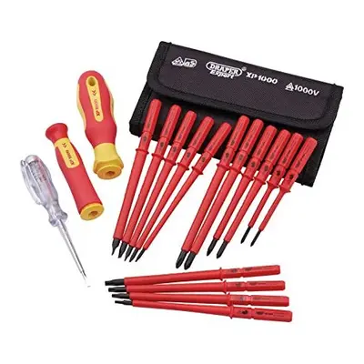 Draper ergo plus Blade Screwdriver Set (18 Piece), Red and Yellow