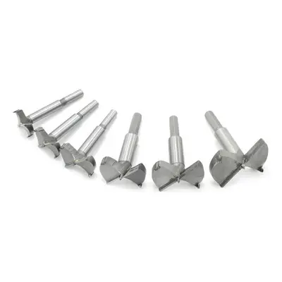 6pcs 30-60mm Forstner Drill Bit Set Hinge Hole Cutters Woodworking Saw Cutter