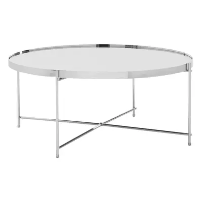 Premier Housewares Allure Silver Mirror Coffee Table