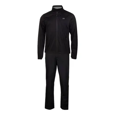 (S, Black) Calvin Klein Mens Sacramento Waterproof Lightweight Golf Suit