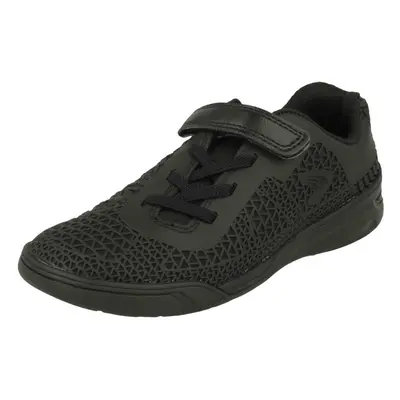 (UK Child, Black) Boys Clarks Sports Trainers Award Blaze - F Fit