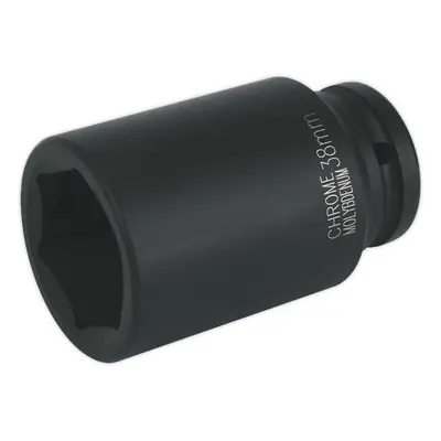 38mm Forged Deep Impact Socket - 3/4 Inch Sq Drive - Chromoly Wrench Socket