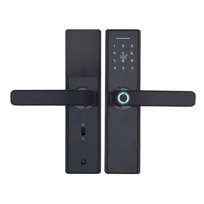 Fingerprint Lock Security Intelligent WiFi Smart Lock Password RFID Unlock Door Lock Work With A