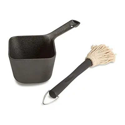 Cuisinart CBP-300 Cast Iron Basting Pot and Brush-for Grilling