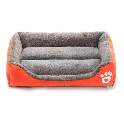 (Blue) 110*85*19cm Soft Dog Cat Bed Puppy Cushion House Pet Warm Kennel Mat Blanket