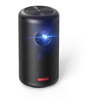 NEBULA Capsule II Smart Mini Projector, by Anker, Palm-Sized ANSI Lumen 720p HD Portable Project