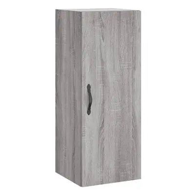 (grey sonoma) vidaXL Wall Mounted Cabinet Storage Cabinet Wall Cupboard Engineered Wood