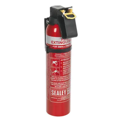 0.95kg Dry Powder Fire Extinguisher - Wall Mounting Bracket - Disposable