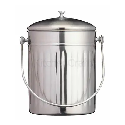 KitchenCraft Stainless Steel Compost Bin