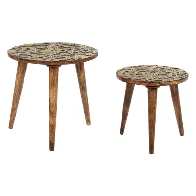 Table Set CHANPI Dark Wood