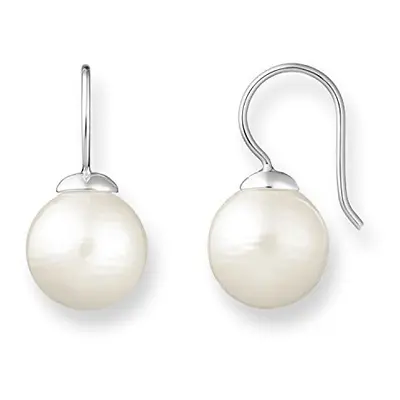 Thomas Sabo Women Stud Earrings Imitation Pearl White Sterling Silver H1405-028-14